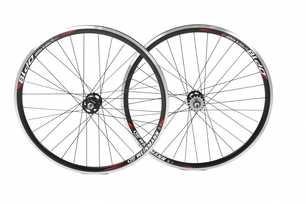 28" 700c Alu Fixie Single speed Fixed Gear Laufradsatz HR + VR Felge 3 Farben